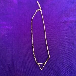 WILA gold triangle necklace